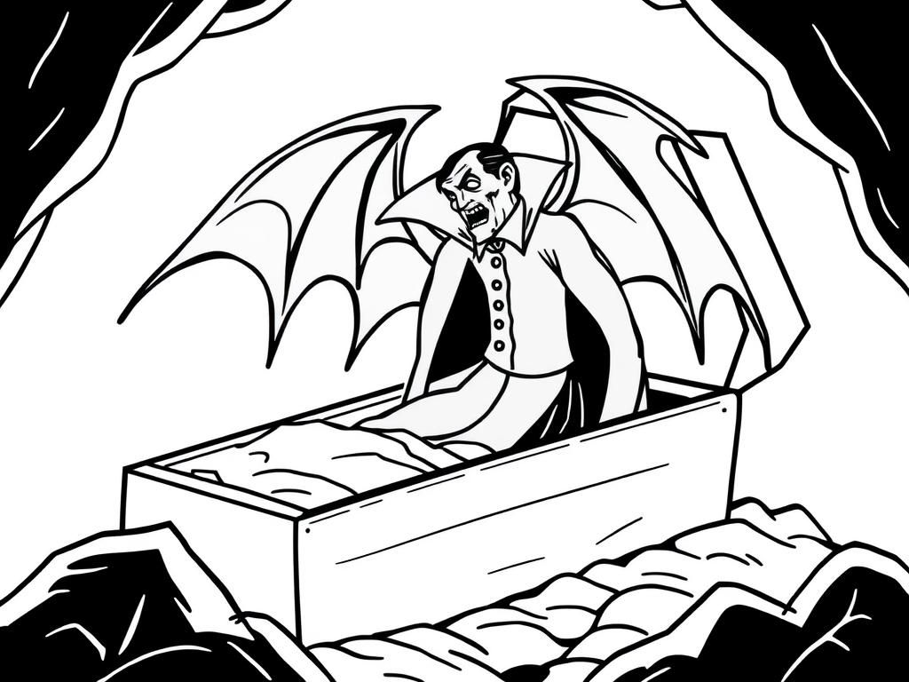 Preview of dracula waking in the coffin