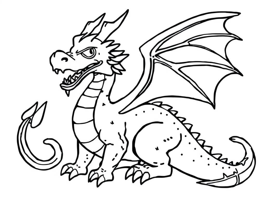 Dragon Coloring Page
