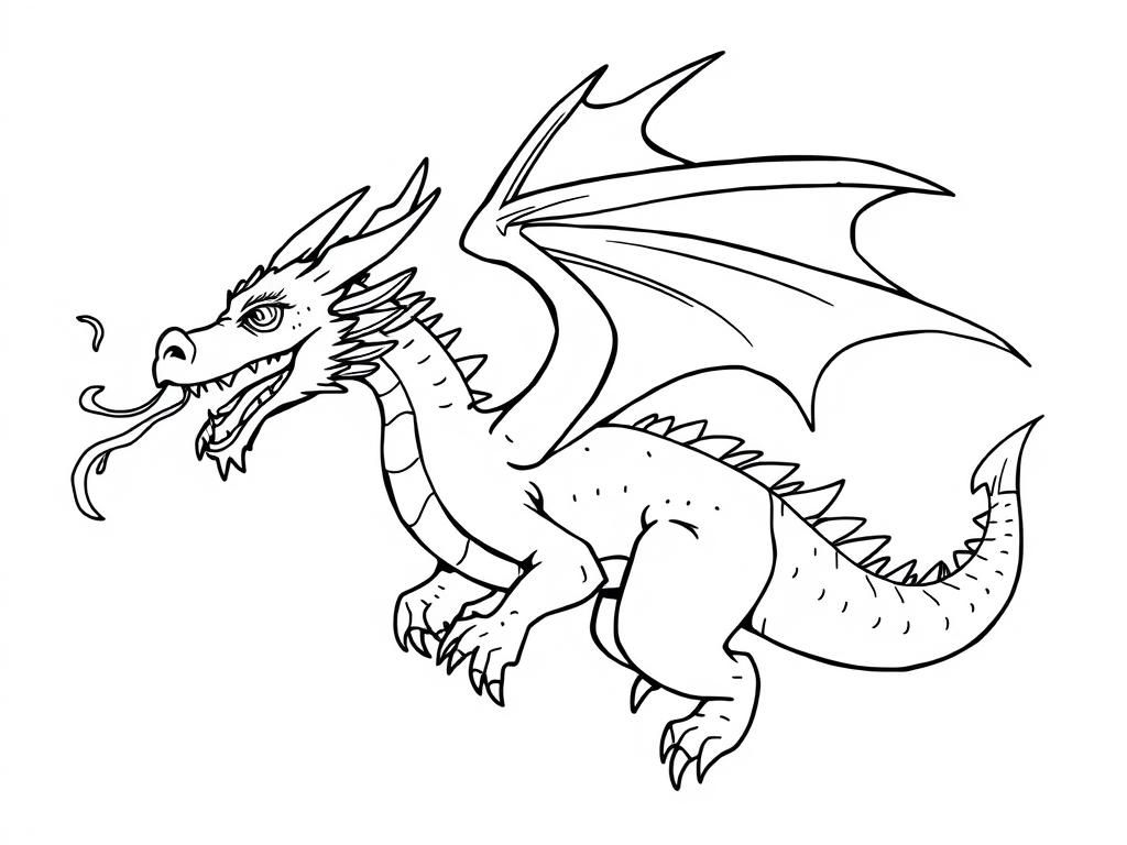 Dragon Coloring Page