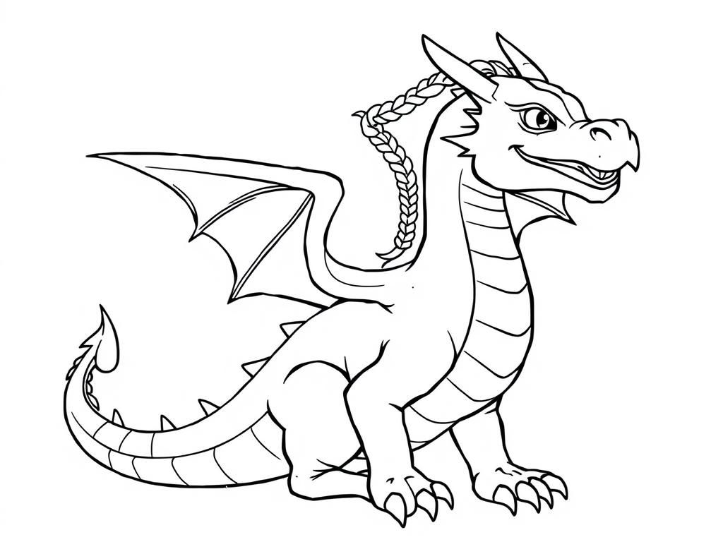 Dragon Coloring Page