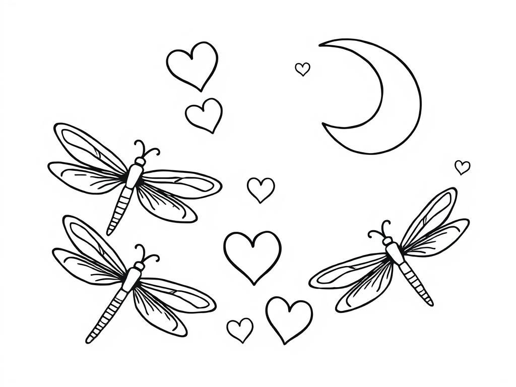 Dragonfly Coloring Page