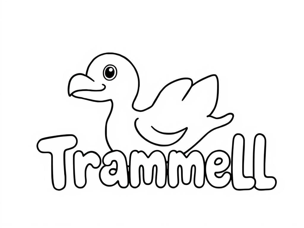 Drake John Trammell in bubble letters