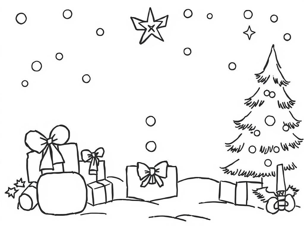 draw a chrismas draw