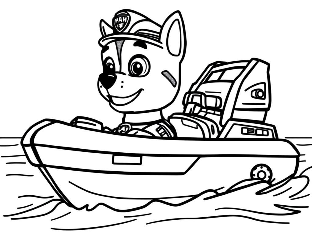 PAW Patrol Chase Coloring Page: A Fun Adventure Awaits!