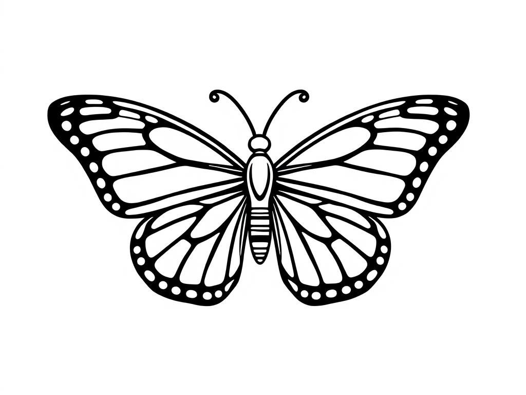 easy and bold butterfly
