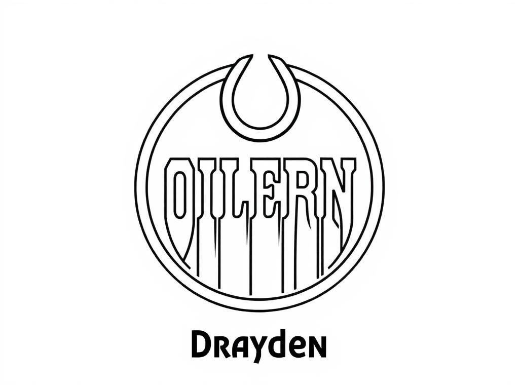 Edmonton Oilers with the name Drayden