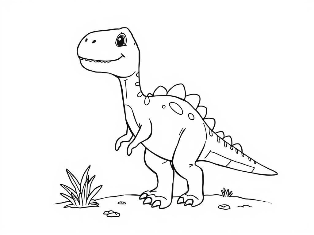 Dinosaur Coloring Page