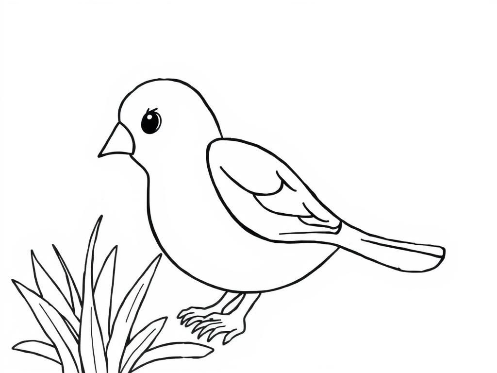 Bird Coloring Page