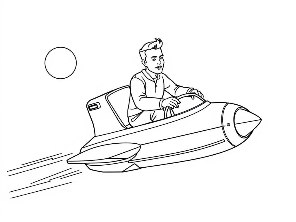 Preview of elon musk riding a spaceship