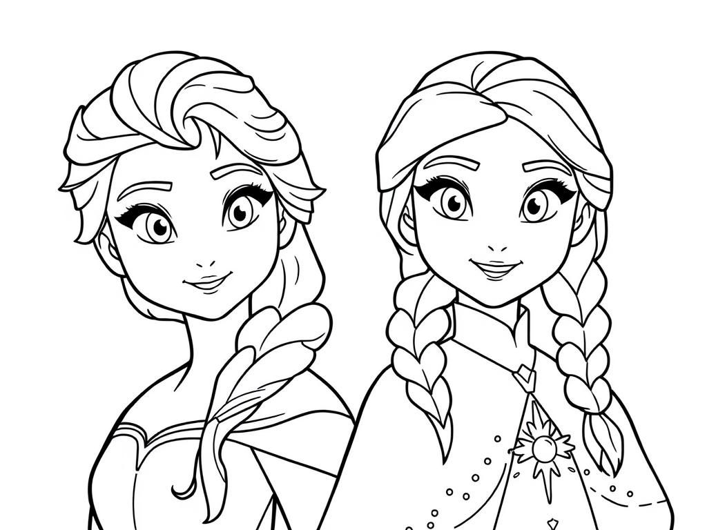 Preview of Elsa and Anna