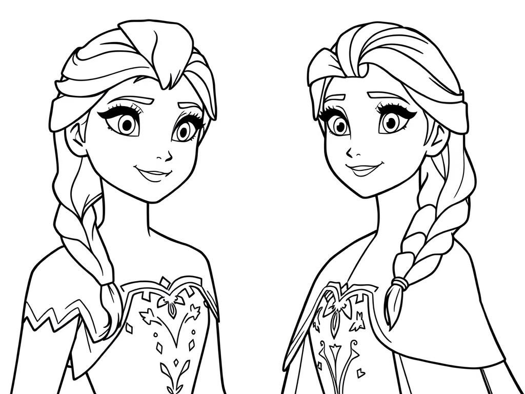 Preview of elsa and anna from frost