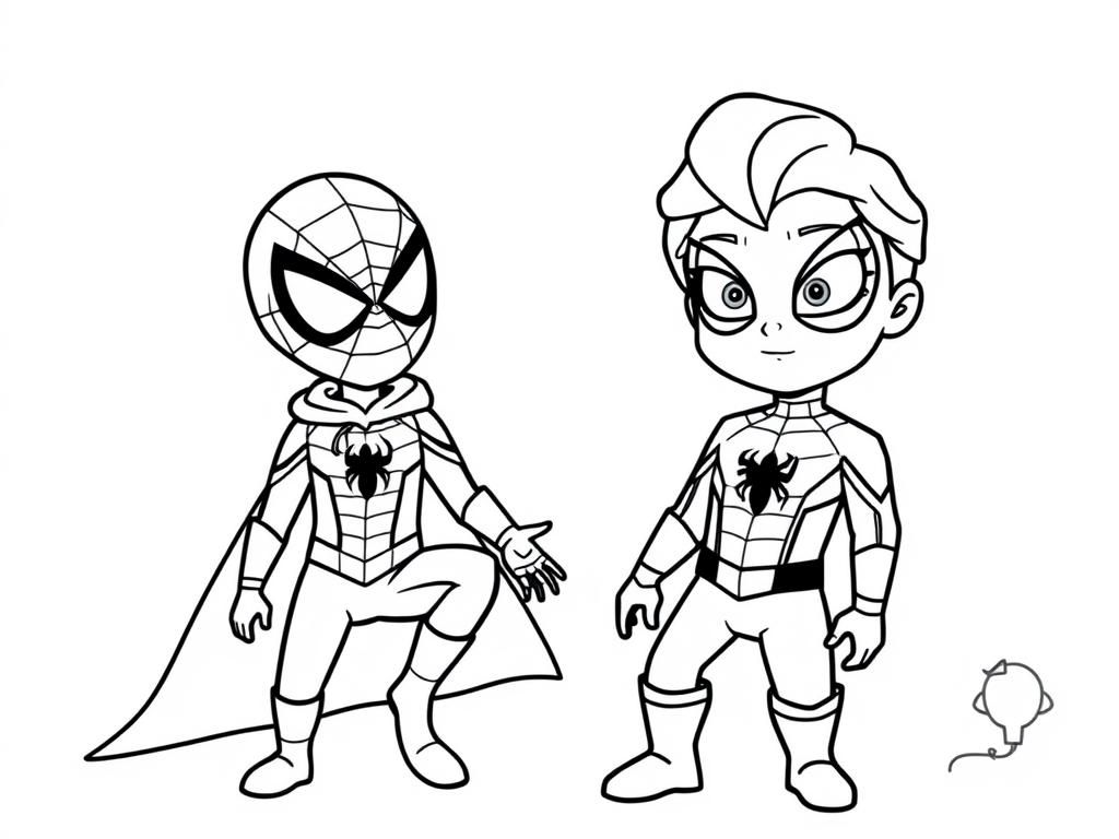 Spider-Man Coloring Page