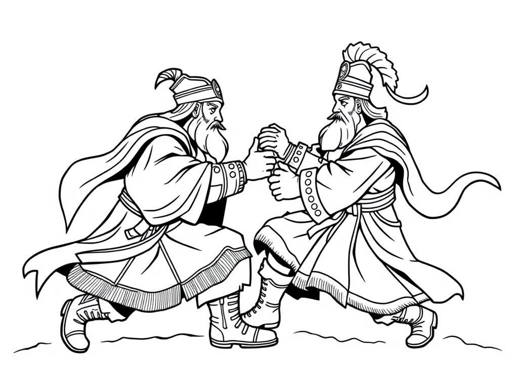 Preview of emperors fighting with boots