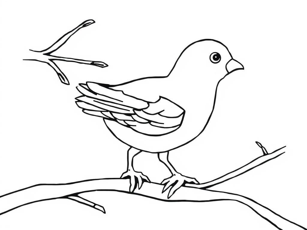 Bird Coloring Page