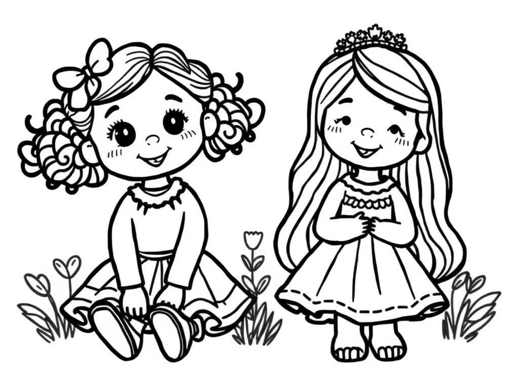 Girl Coloring Page