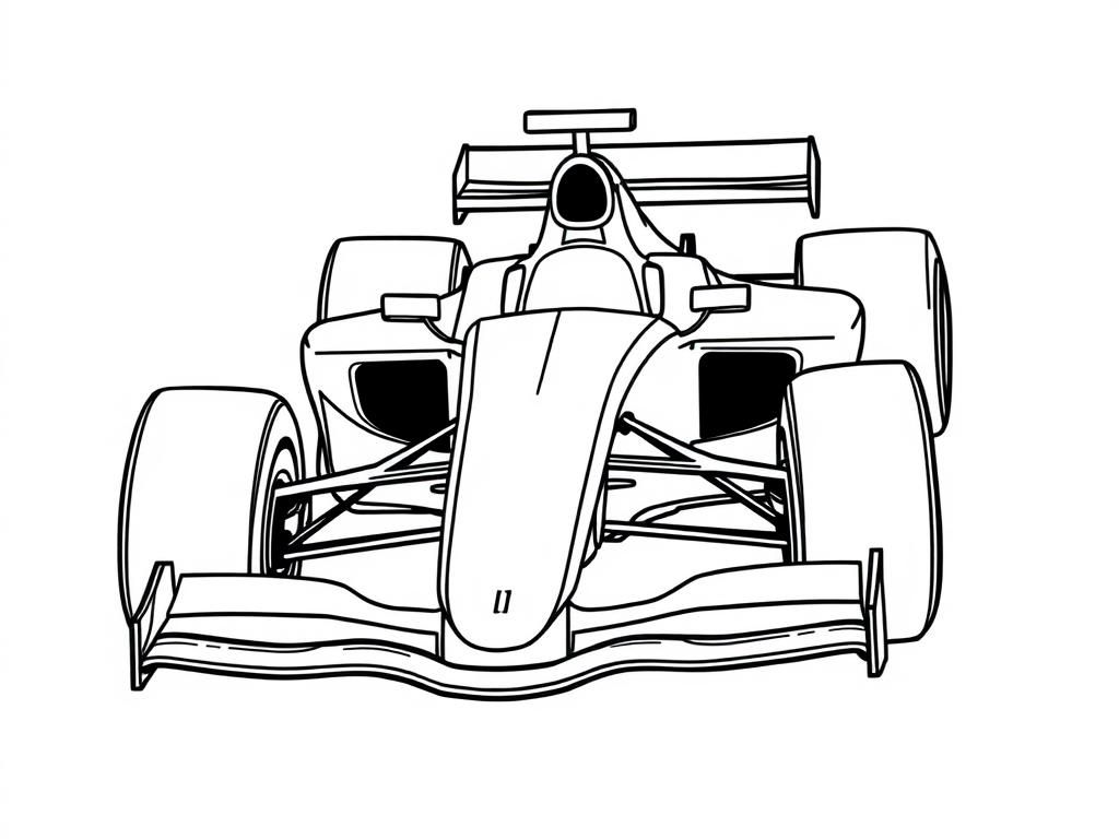 Vehicles Coloring Page