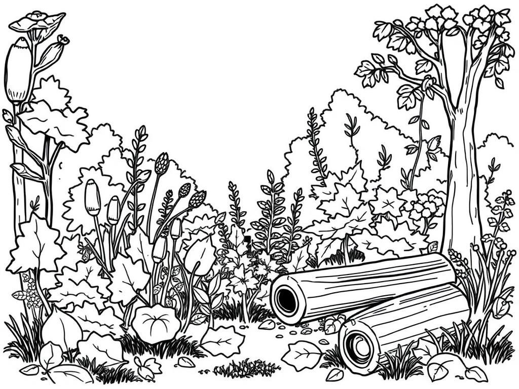 Nature Coloring Page