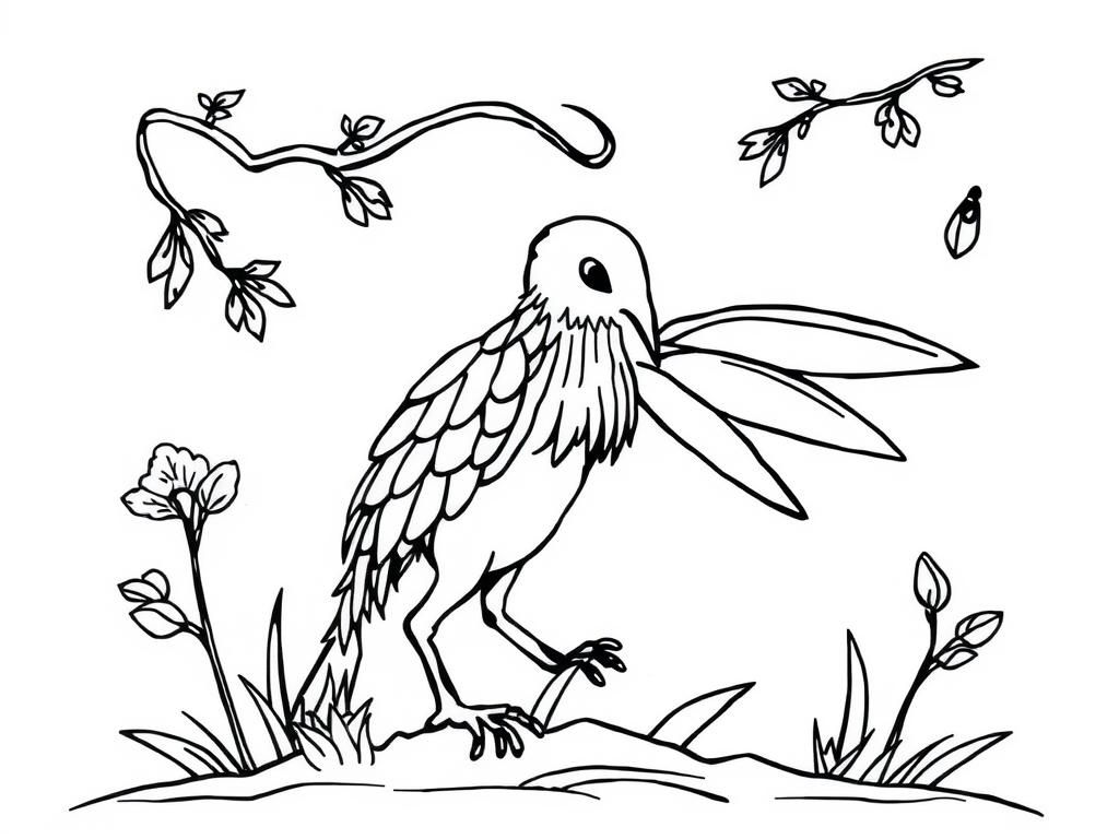 Bird Coloring Page