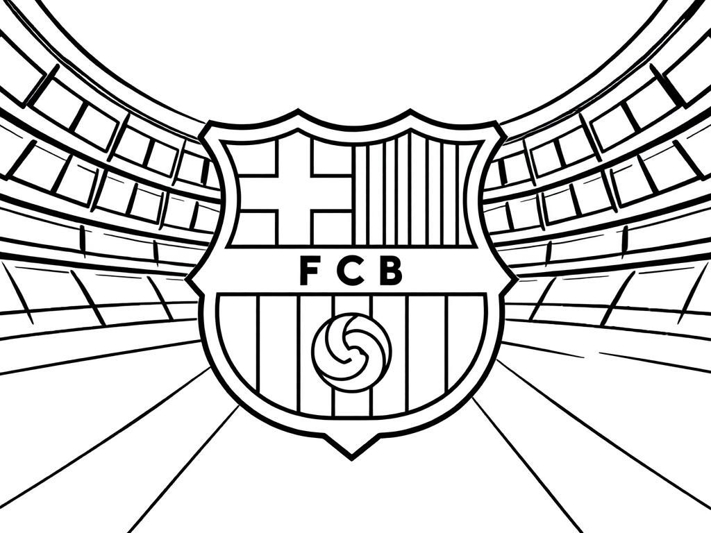 Soccer Teams Shield Coloring Page