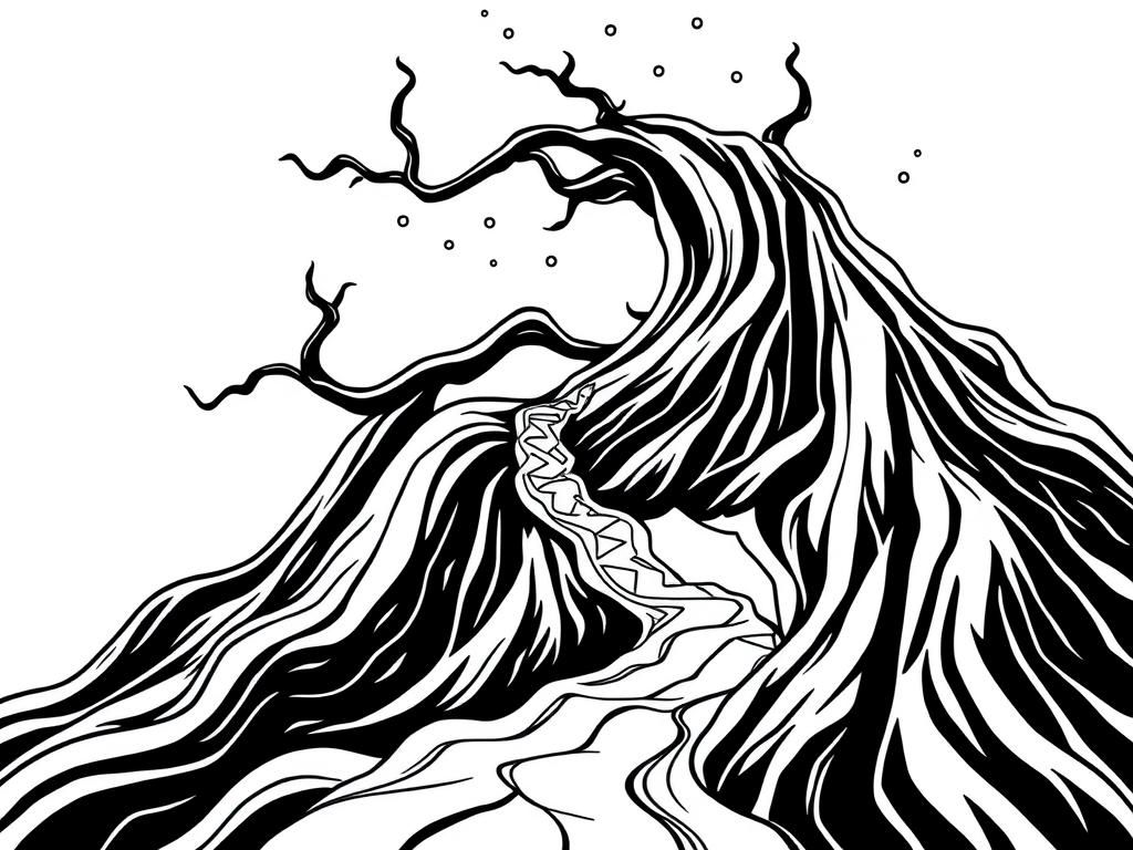 Tree Nature Coloring Page