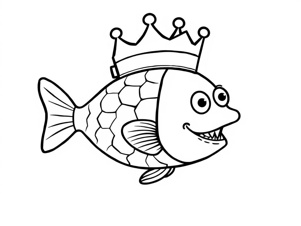 Preview of fish with crown