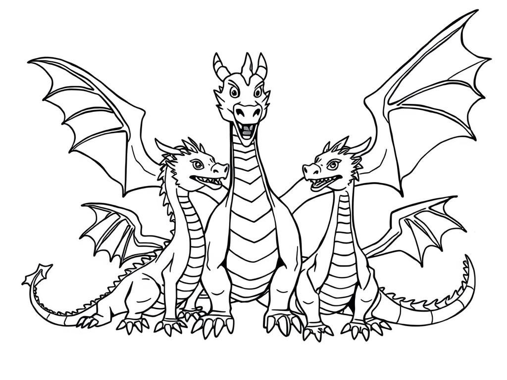 Preview of five dragons