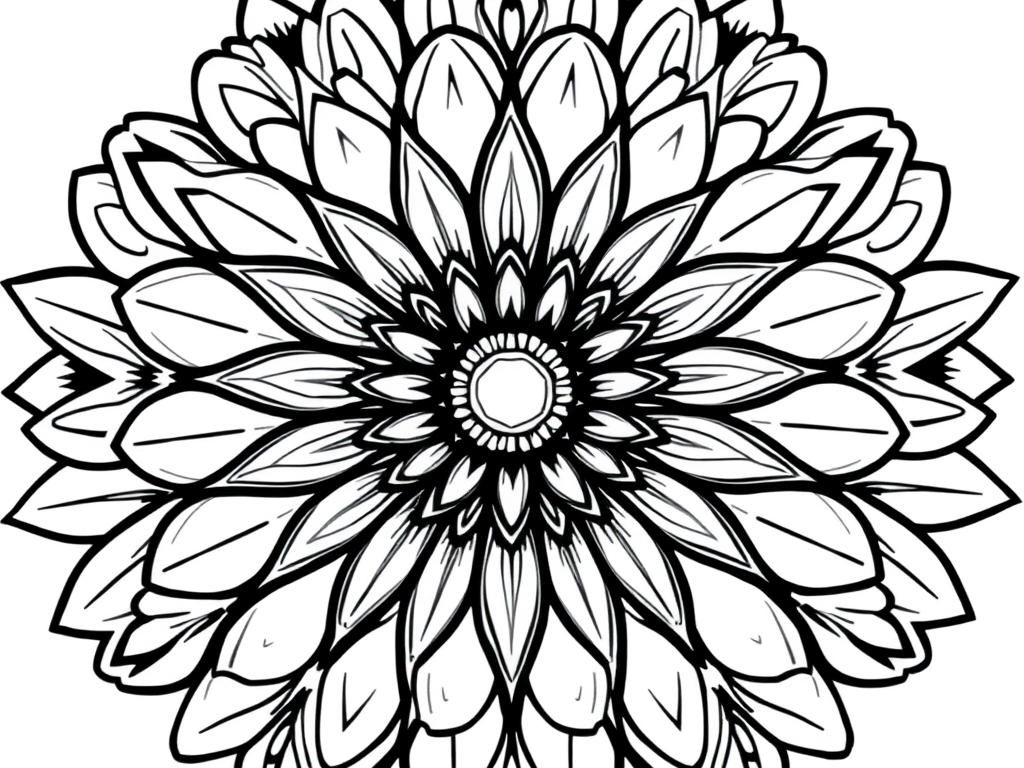 Preview of Flower Mandala in detail