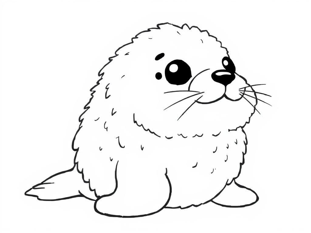 Preview of fluffy realistic seal