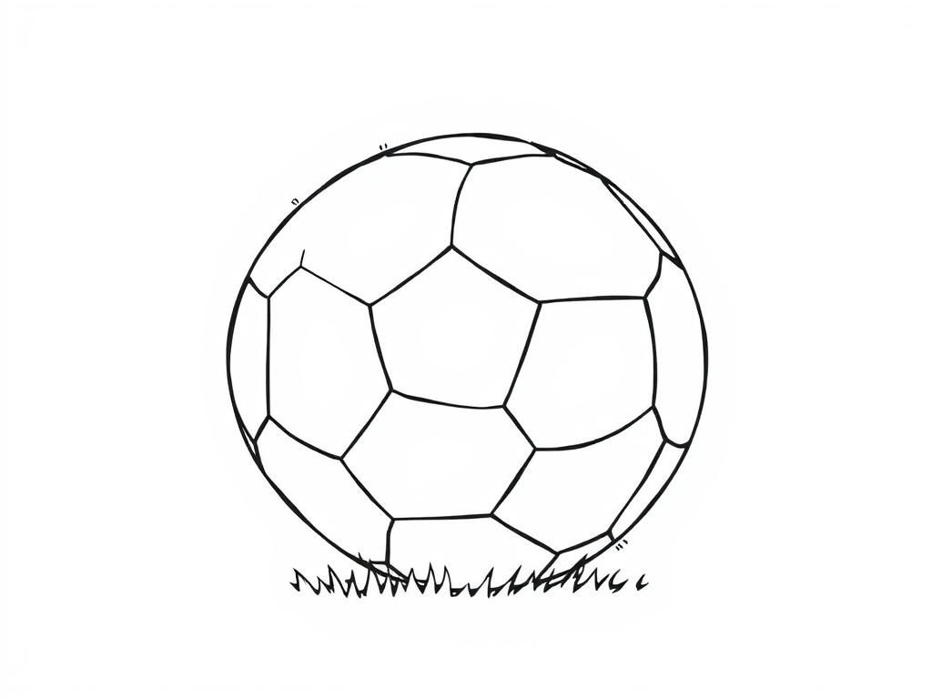 Soccer Ball Coloring Page
