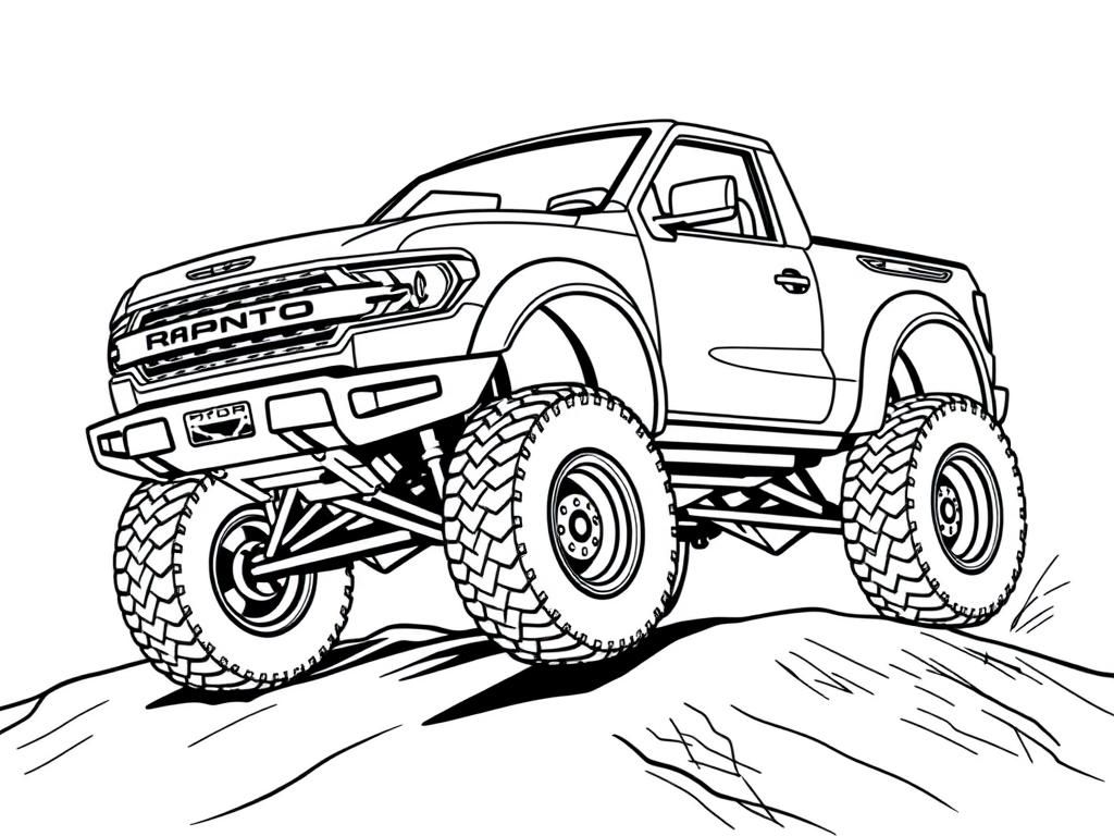 Trucks Coloring Page