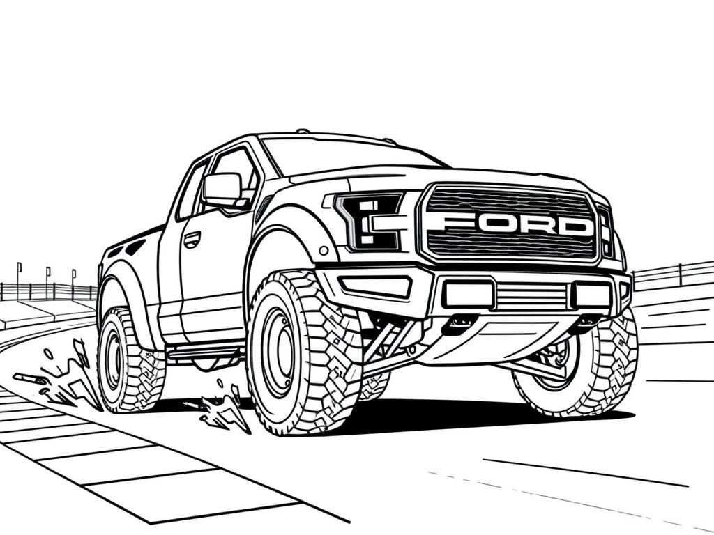 Vehicles Coloring Page