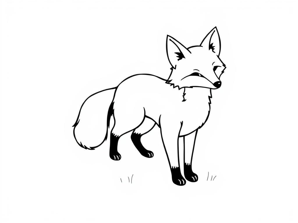 Fox Coloring Page: Unleash Your Creativity