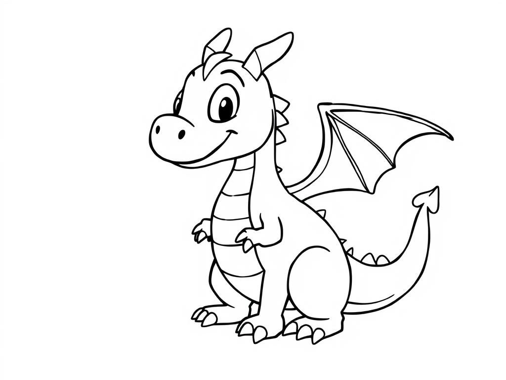 Preview of Friendly dragon