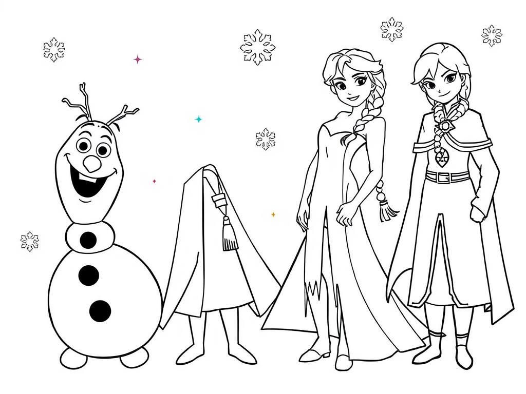 Preview of frozen characters