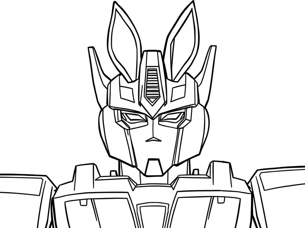 Robots Coloring Page for Kids