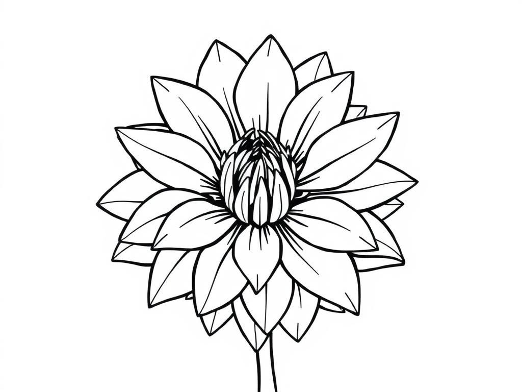 Flower Coloring Page