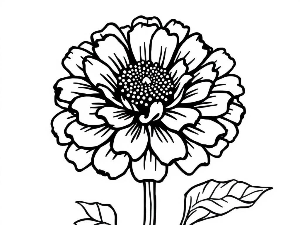 Flower Coloring Page