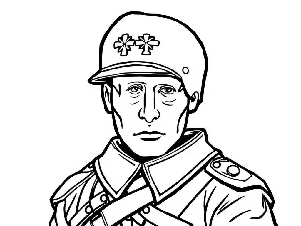 Soldier Coloring Page