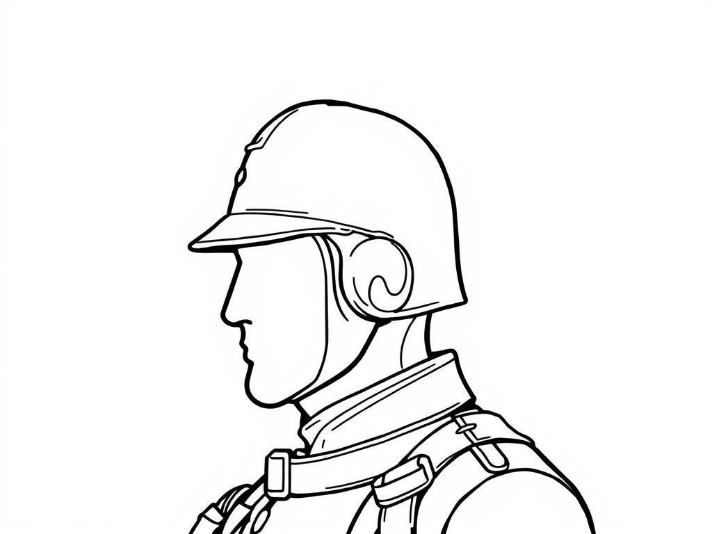 Soldier Coloring Page