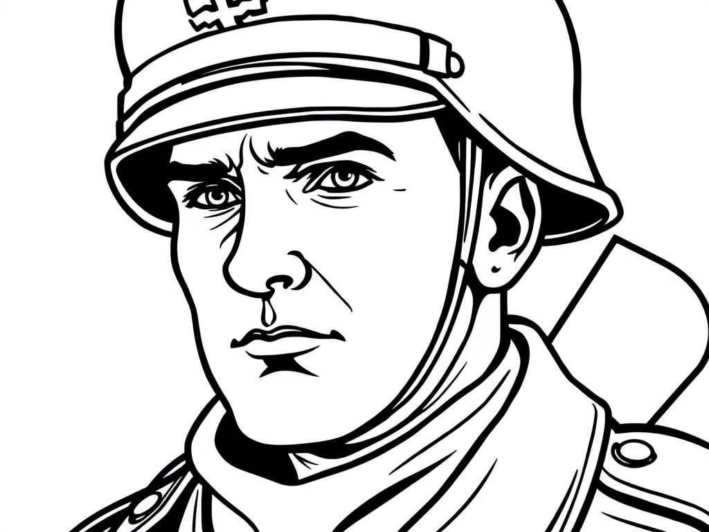 Soldier Coloring Page