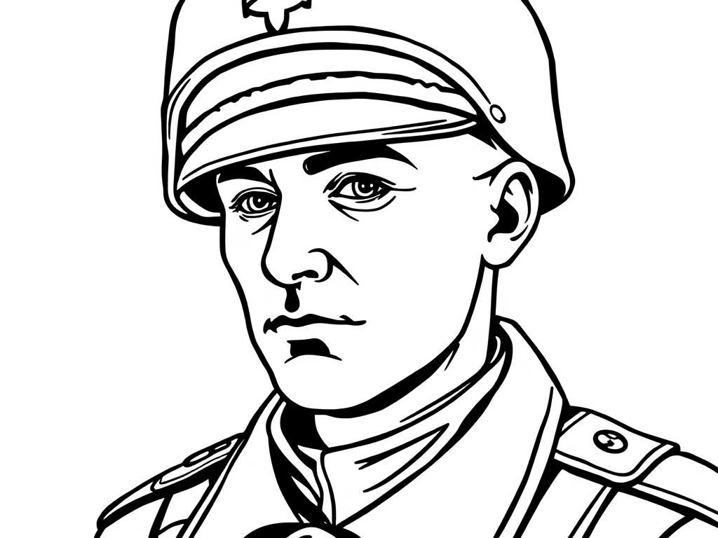Soldier Coloring Page