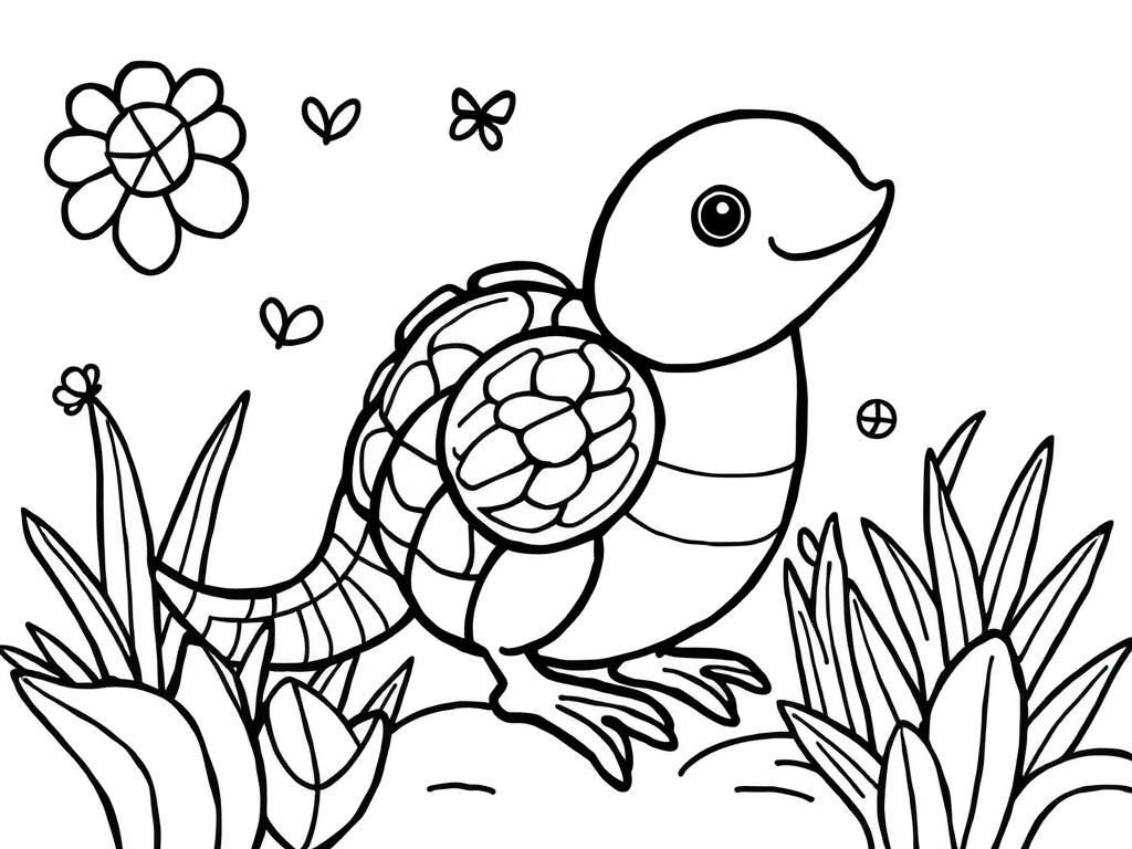 Turtle Coloring Page