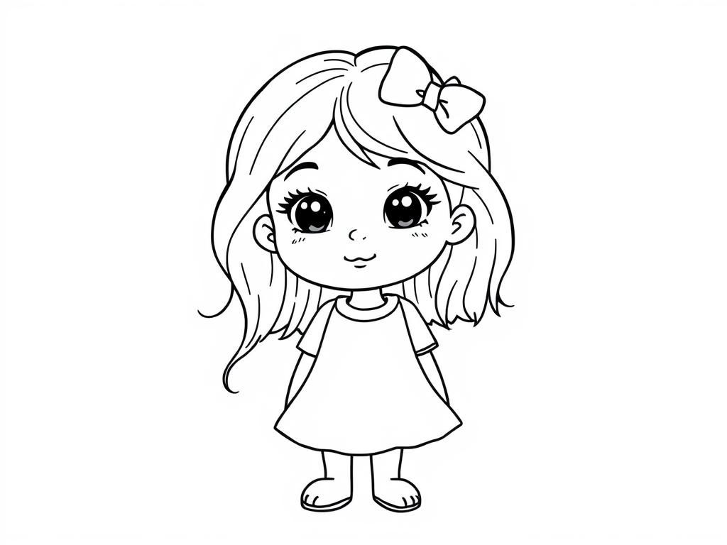Girl Coloring Page