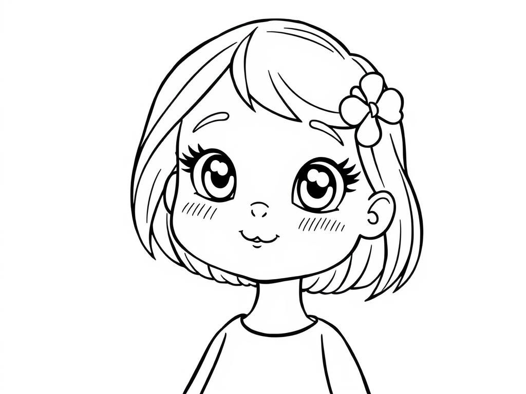 Girl Coloring Page