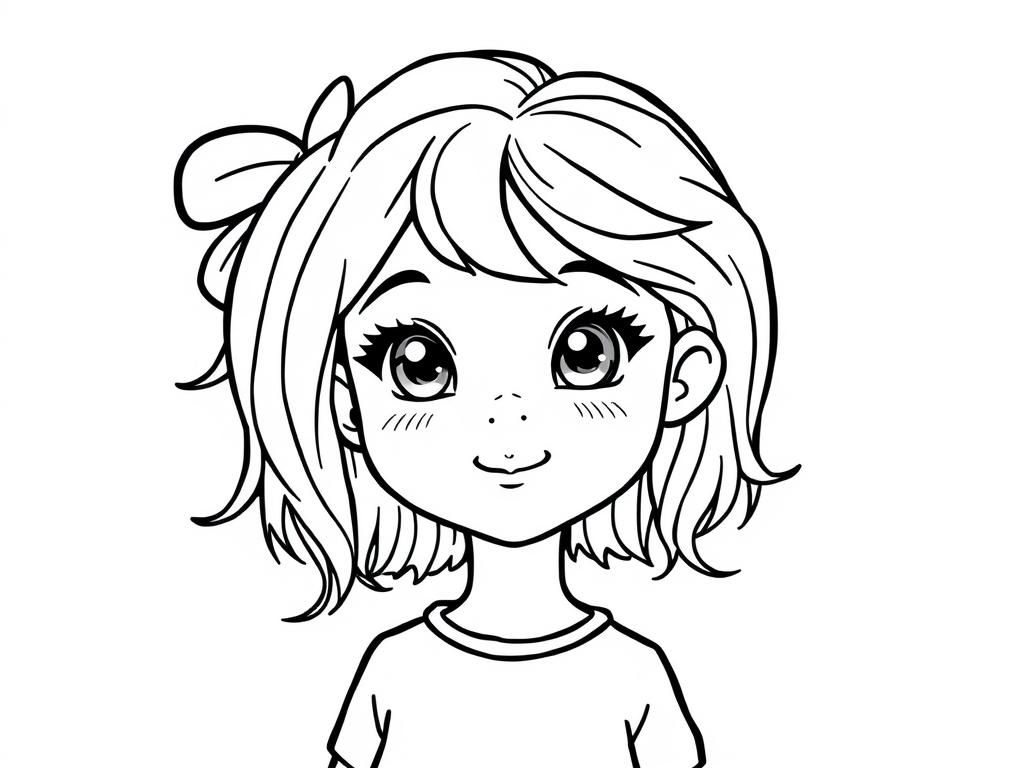 Girl Coloring Page