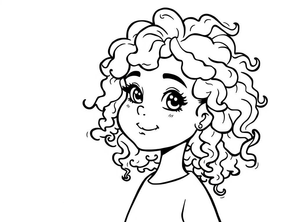 Girl Coloring Page