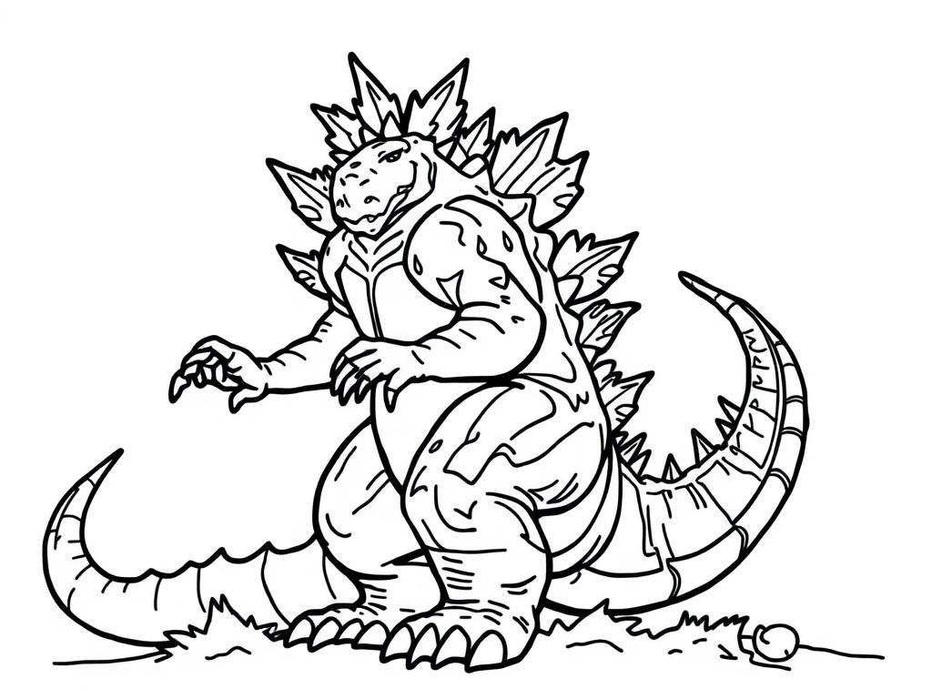 Preview of Godzilla monster