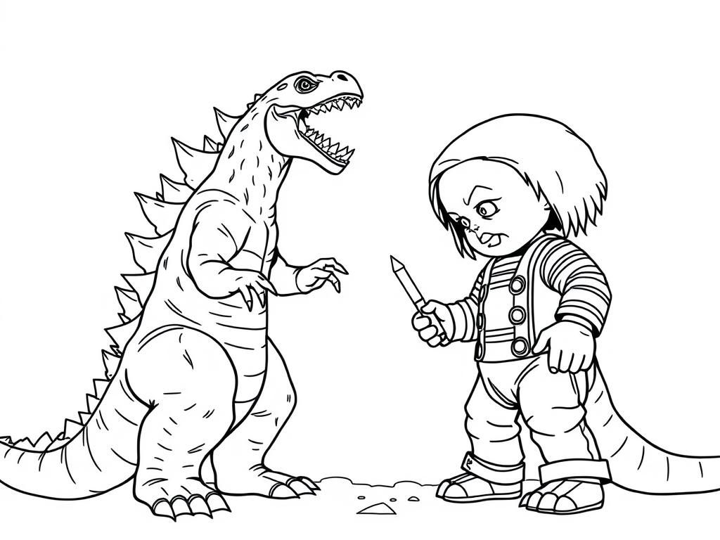 Dinosaur Coloring Page