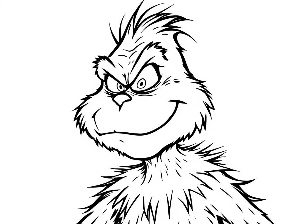 Grinch Coloring Page