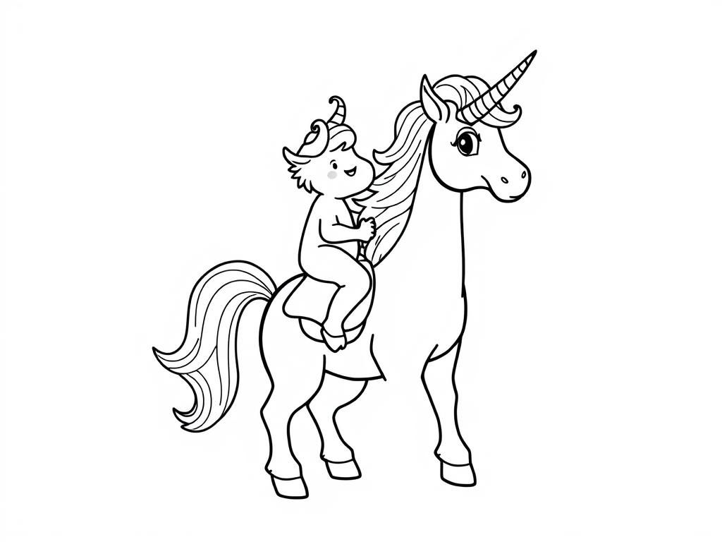 Preview of Grogu riding a unicorn